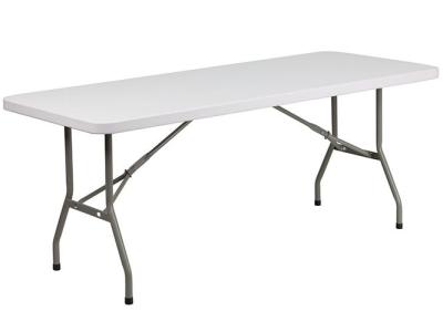 Heavy Duty Plastic Rectangular Folding Table 