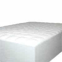 Supreme Collection - 4 Star Mattress Pad - Fitted Pad - Queen 60"x80" - White