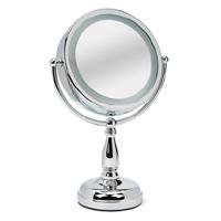 Sunbeam Pedestal Lighted Mirror