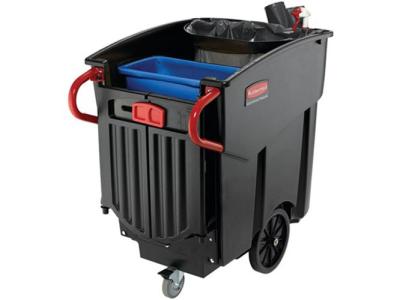 Rubbermaid EXECUTIVE SERIES MEGA BRUTE® MOBILE COLLECTOR 120 GAL BLACK