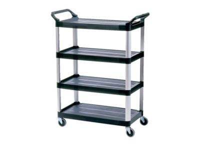 Rubbermaid 4-SHELF HEAVY-DUTY ERGO UTILITY CART, 700 LB. CAPACITY