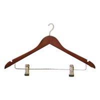 Ladies Coat Hangers - Mini Curved 5/8" Top ( Cherry Finish ) Pack: 100/case