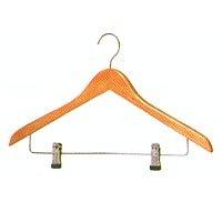 Ladies Coat Hangers - Standard Curved Top ( Light Coloured Wood ) Pack: 100/case