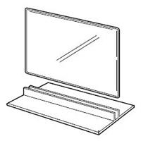 Single Sheet Horizontal Literature Holder - 6"x4"