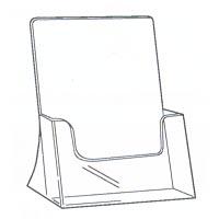 Brochure Holder/Stand - Holds Literature up to 8.5" wide