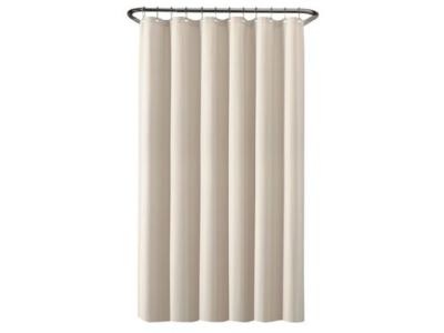 Nylon/Polyester Shower Curtains with Weights 