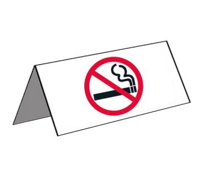Smoking Not Permitted Symbol Tent Card ( Min Order 12 pcs )