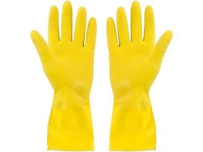 Yellow Household Latex Gloves