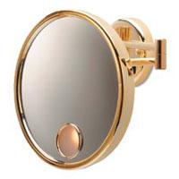 Jerdon Brass Wall Mounted Mirror 