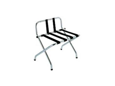 High back Heavy Duty Chrome Luggage Rack