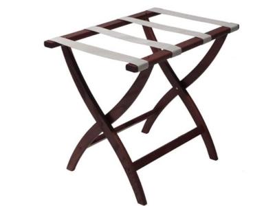 Deluxe Series Cherry Mahogany Wood Luggage Rack