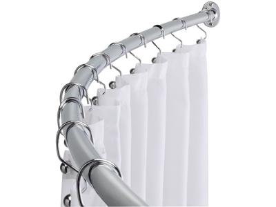 Adjustable Curved Shower Curtain Rod