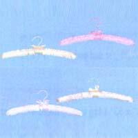Ivory Satin Standard Top Coat Hangers