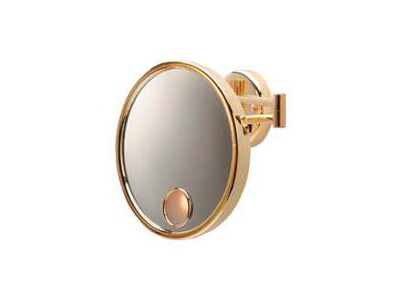 Jerdon Brass Wall Mounted Mirror 