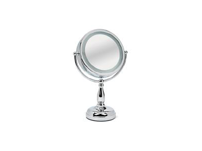 Sunbeam Pedestal Lighted Mirror
