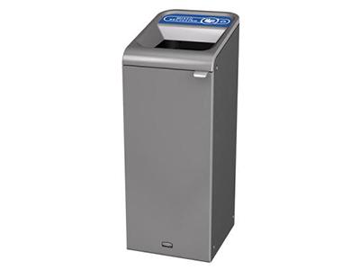 Rubbermaid Configure Stenni Gray 1 Stream Landfill Indoor Rectangular Waste Container