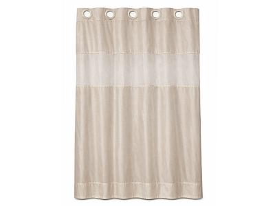 View From The Top Hookless Shower Curtain – Beige
