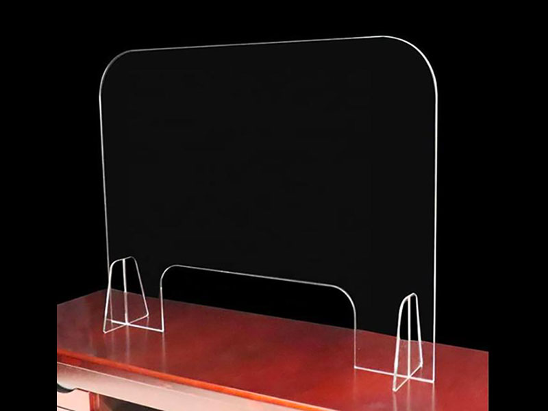 Lightweight Protective Plexiglass Shield Guard for Counters Point of