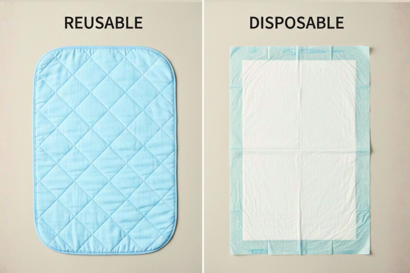 disposable vs reusable hospital bed pads