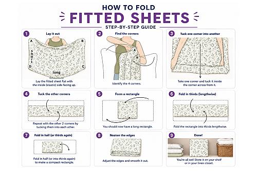 how to fold sheets