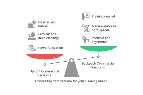 Upright vs. Backpack Commercial Vacuums