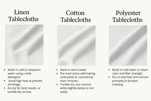 Washing Linen Tablecloths