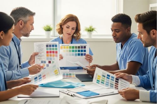 Choose Gown Colors for Patients