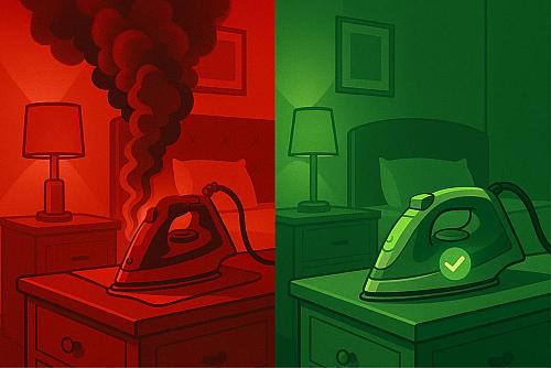 Safety Features Critical for Hotel Irons