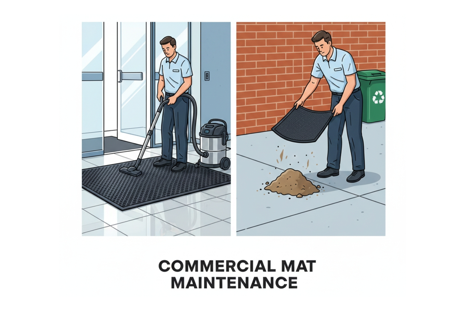 Commercial vs Residential Entrance Mats