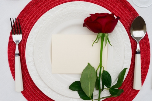 Napkin folding ideas for Valentines Day