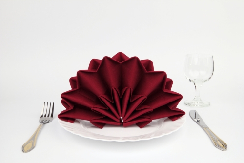 Napkin folding ideas for Valentines Day