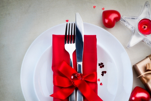 Napkin folding ideas for Valentines Day