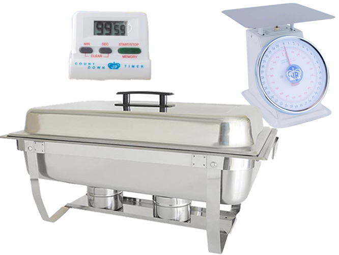 Scales, Chafers, Sauce Warmers & Accessories