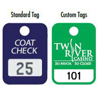 Coat Check Tags