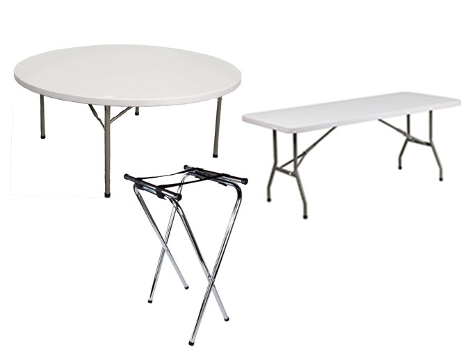 Folding Tables, Tray Stands and Table Caddies 
